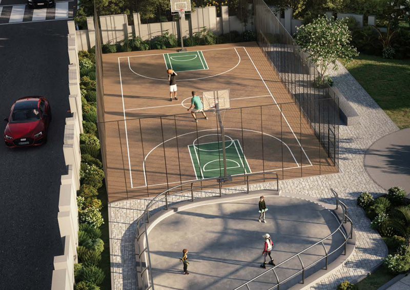 Ground Avenues at Metro Satyam Grand Atlantis